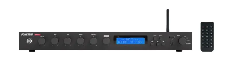 Reprodutor Bluetooth/USB/FM com função gravador e misturador - MIXPLAY-1