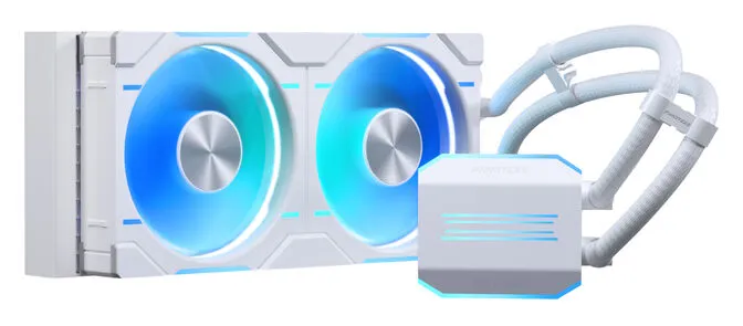 Water Cooler CPU Phanteks Glacier One 240D30 DRGB Branco - 240mm