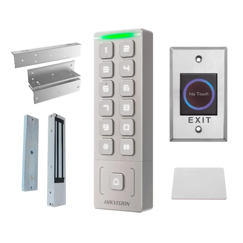 Kit de Controlo de Acesso Hikvision DS-KAS809MX Cartão MF e PIN