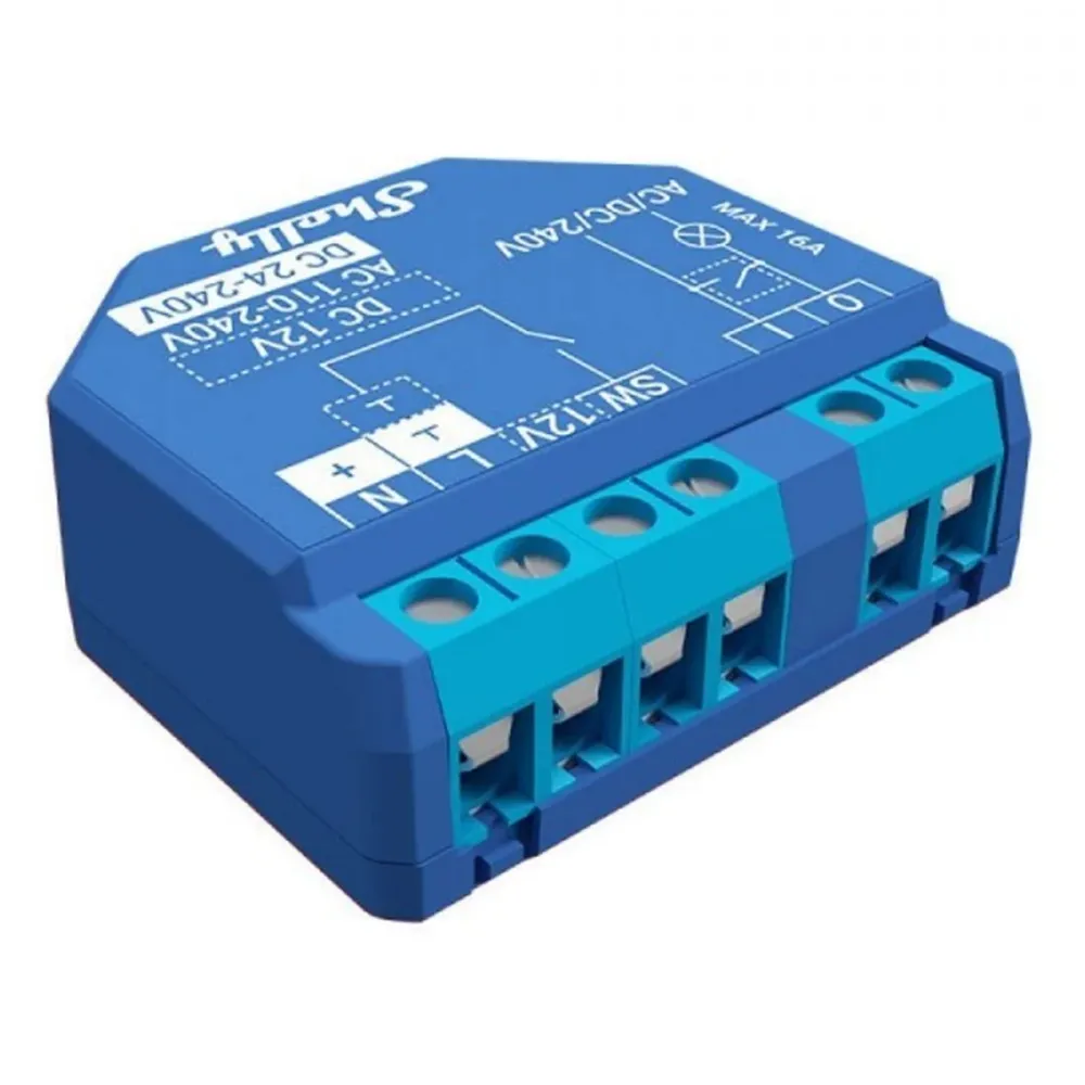 Módulo Automação Shelly Plus 1 WiFi Relay Switch c/ Neutro