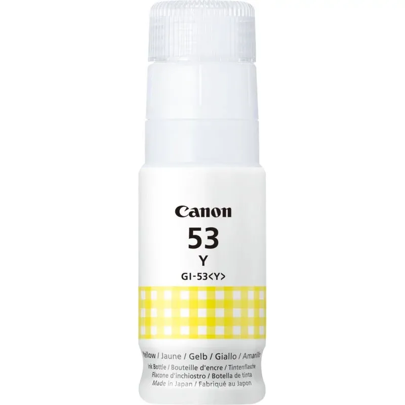 GI-53 Y - Yellow Ink Bottle - Compativel com Maxify G550, G650