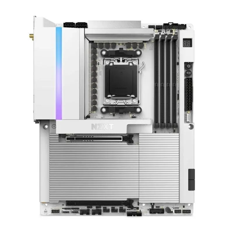 Motherboard NZXT N9 X870E X870E AM5 DDR5 ATX WiFi 7 5GbE RGB (N9-X87XT-W1)