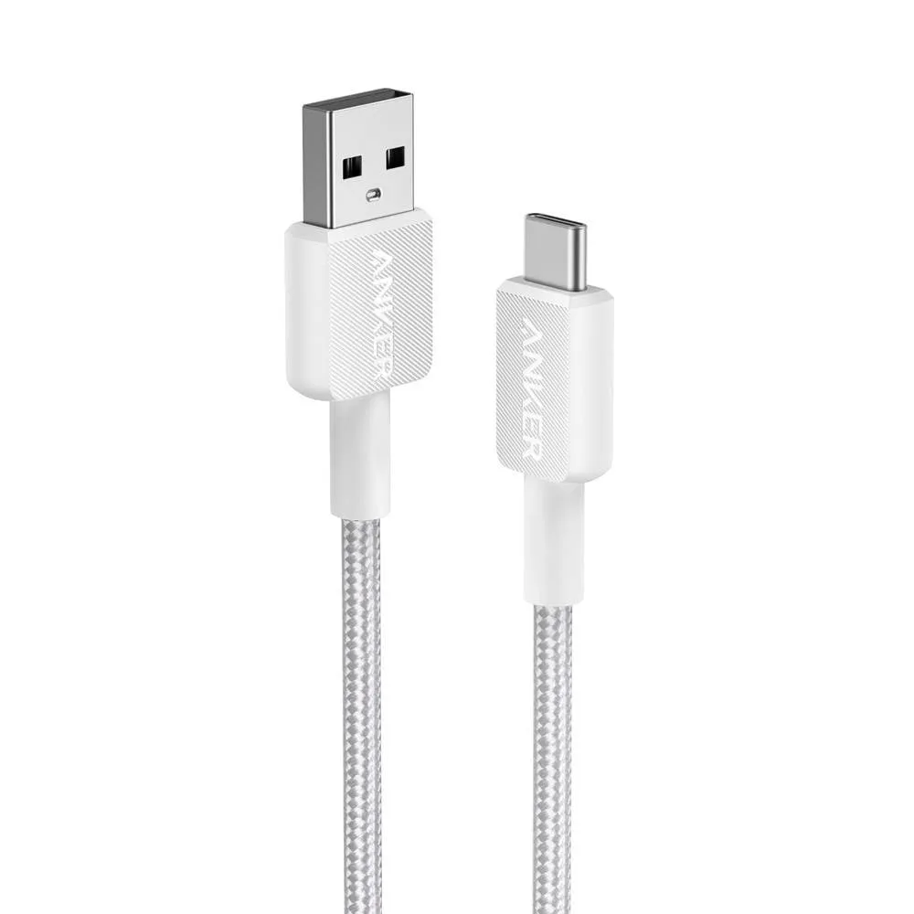 Cabo Anker 322 USB-C para USB-A 0.9m Branco
