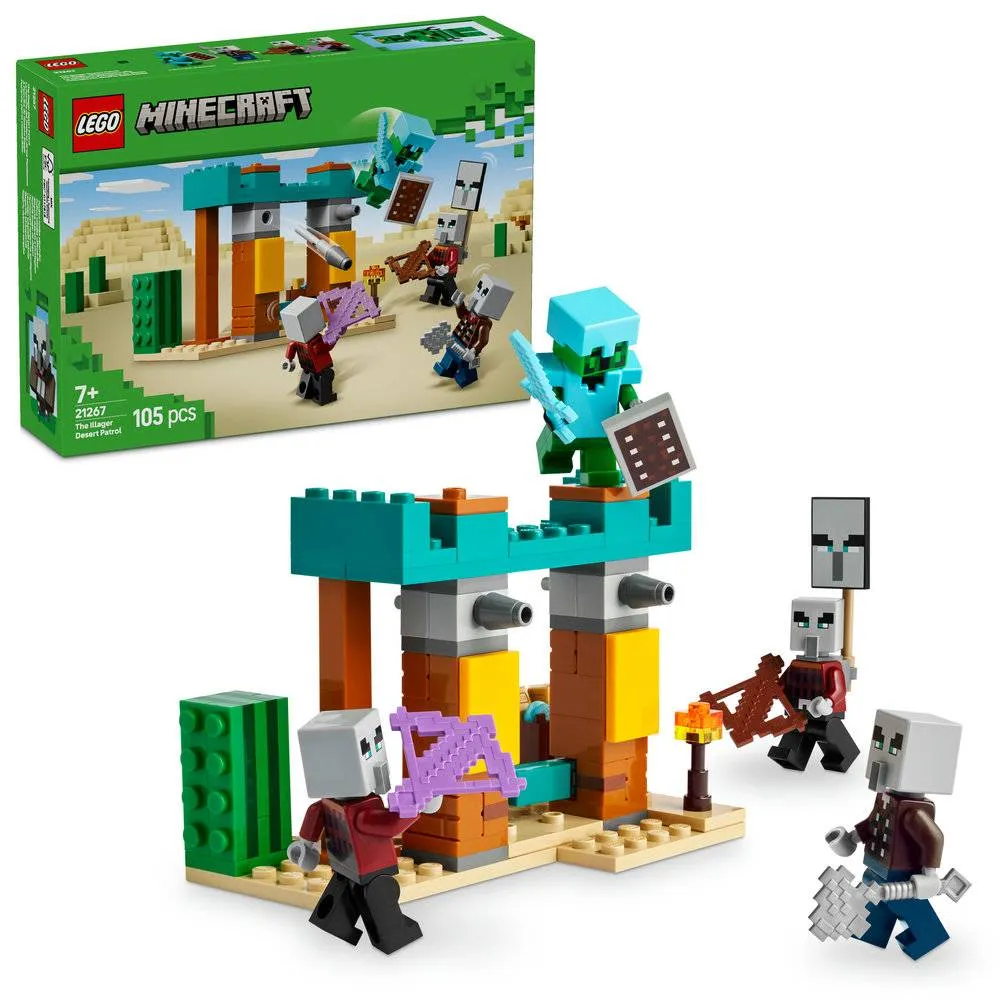 LEGO Minecraft A Patrulha do Deserto Illager - 21267