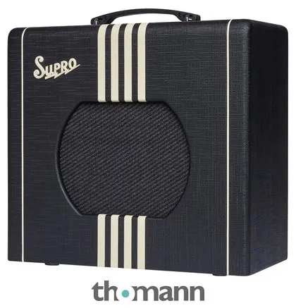 Supro Delta King 10 Black & Cream