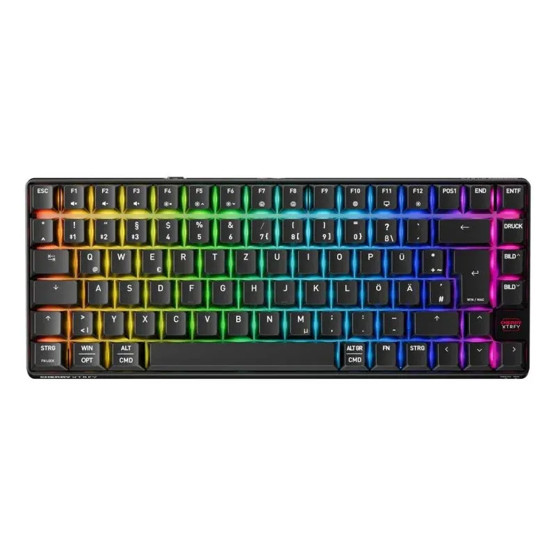 Teclado CHERRY XTRFY K33 Compact Wireless Mem-chanical RGB QWERTZ 75%