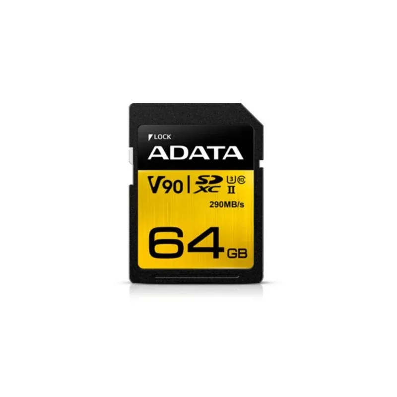 Cartão de memória ADATA Premier ONE 64 GB SDXC UHS-II Classe 10 V90