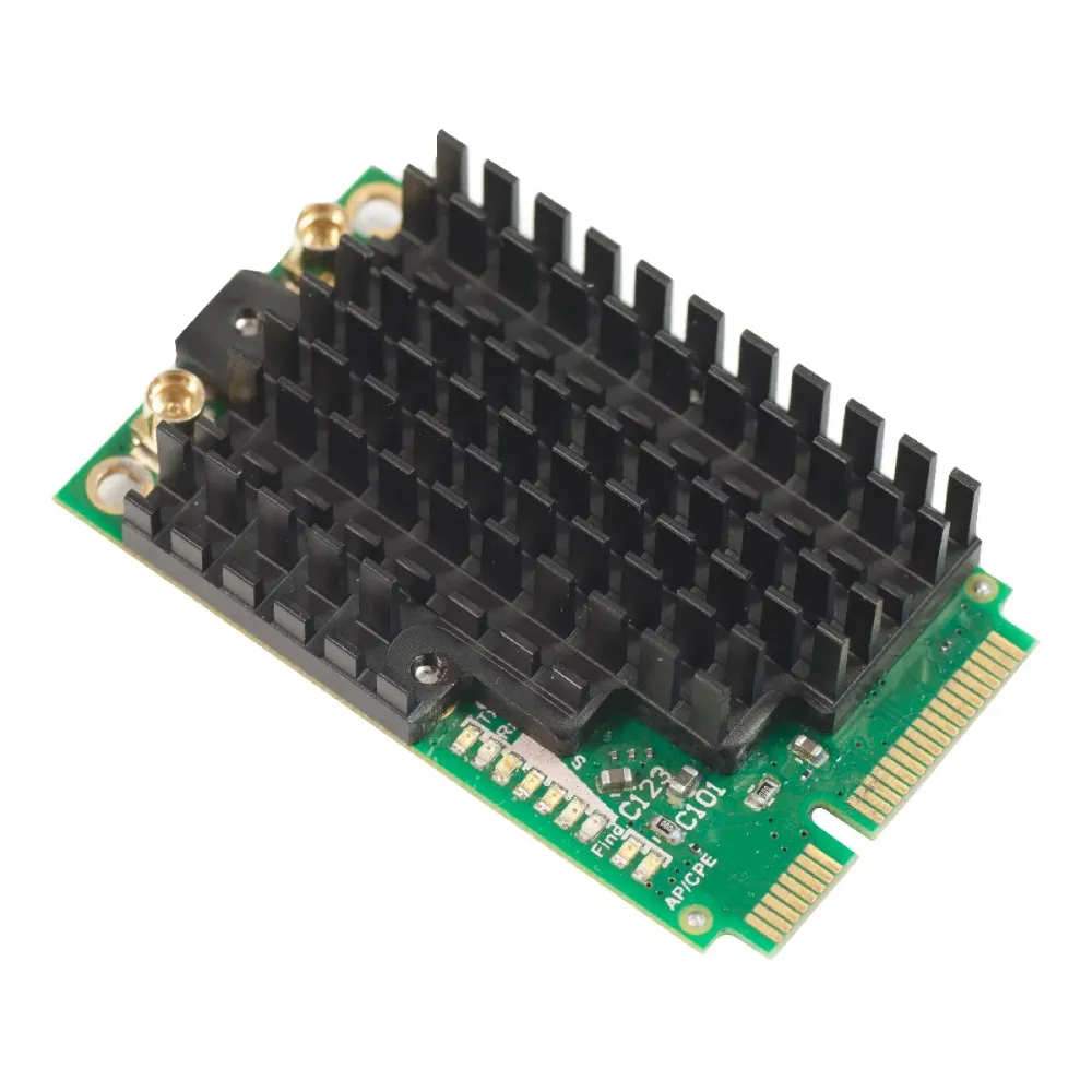 Cartão de Rede Mikrotik R11e-2HPnD miniPCI-e MMCX