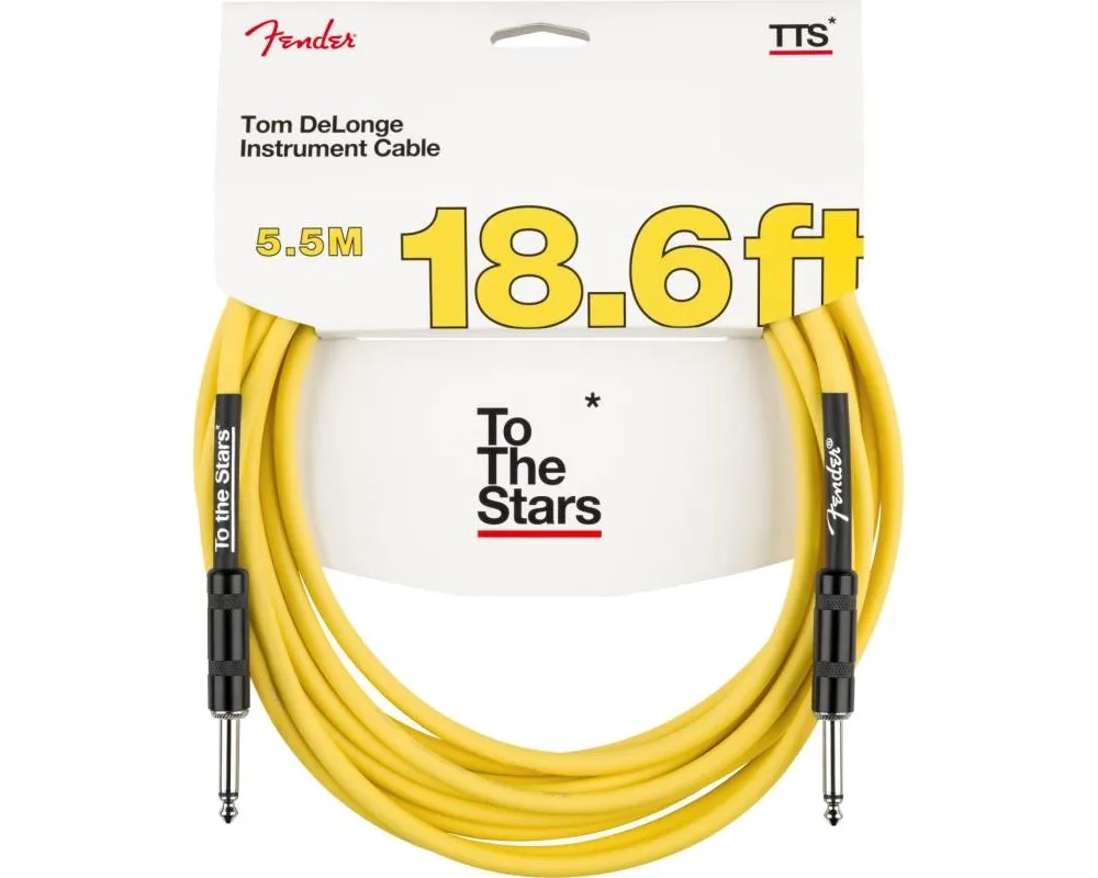 Cabo Instrumento Fender Tom DeLonge To The Stars Graffiti Yellow 5,5mt