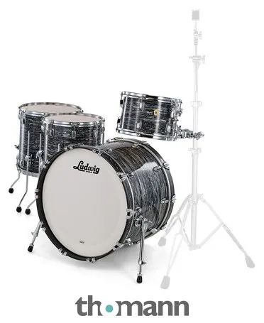 Ludwig Classic Maple 4pcs V. Black Oy