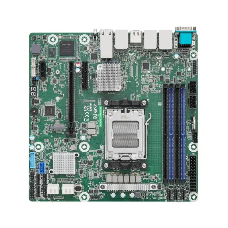 Motherboard Asrock B650D4U-2L2T/BCM B650 Socket AM5 DDR5 Micro ATX 4xLAN RAID ECC