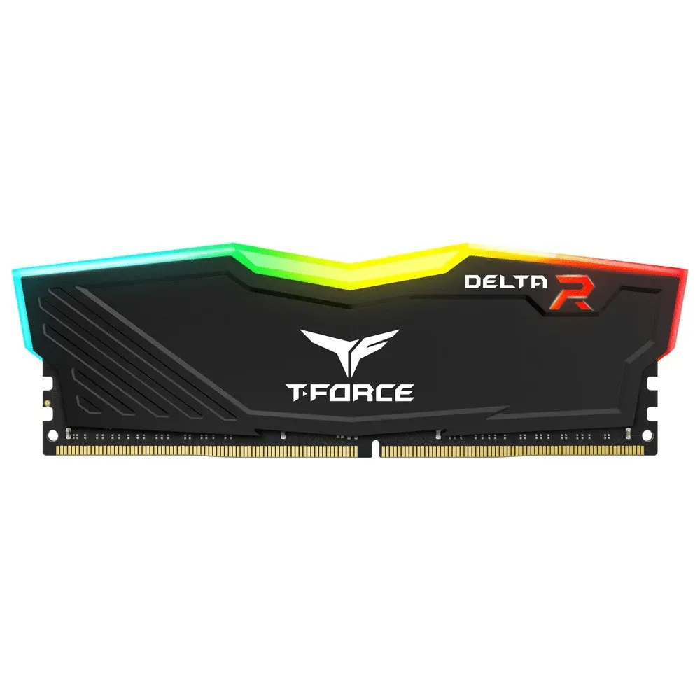 Memória Ram Team Group T-Force DELTA RGB 8GB DDR4 3600Ghz CL18 Black