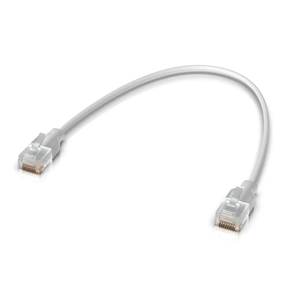Cabo de Rede Ubiquiti Etherlighting UACC-Cable-Patch-EL-0.3W 0.3m Branco
