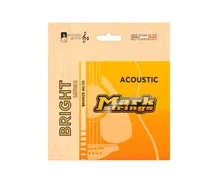 Jogo cordas guitarra acústica Mark Bass Bright 80/20 Bronze 012-056