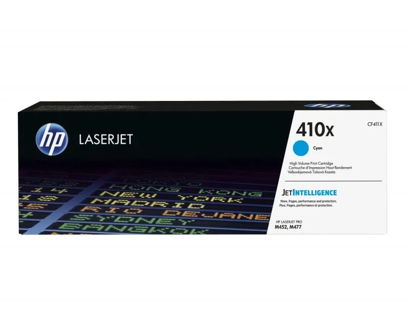 HP 410X original Toner cartridge CF411X cyan HY