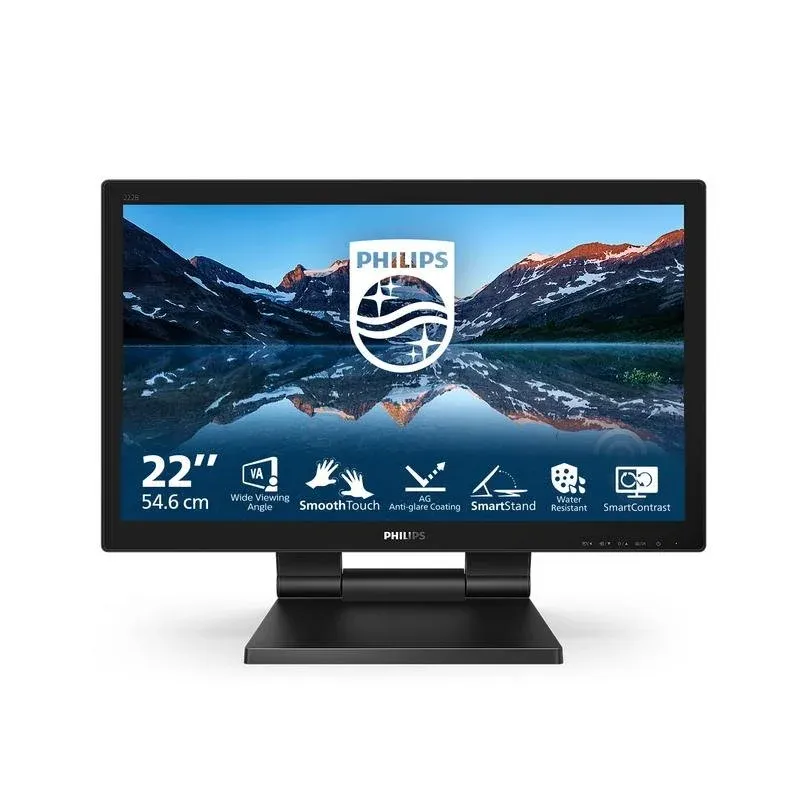 Monitor Philips B Line 222B9TA 21.5" FullHD 60Hz VA Touchscreen IP65 2ms Altifalantes
