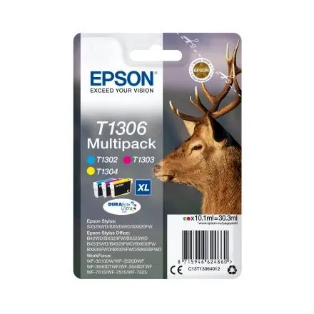 Multipack de 3 cores T1306 Tinta DURABrite Ultra