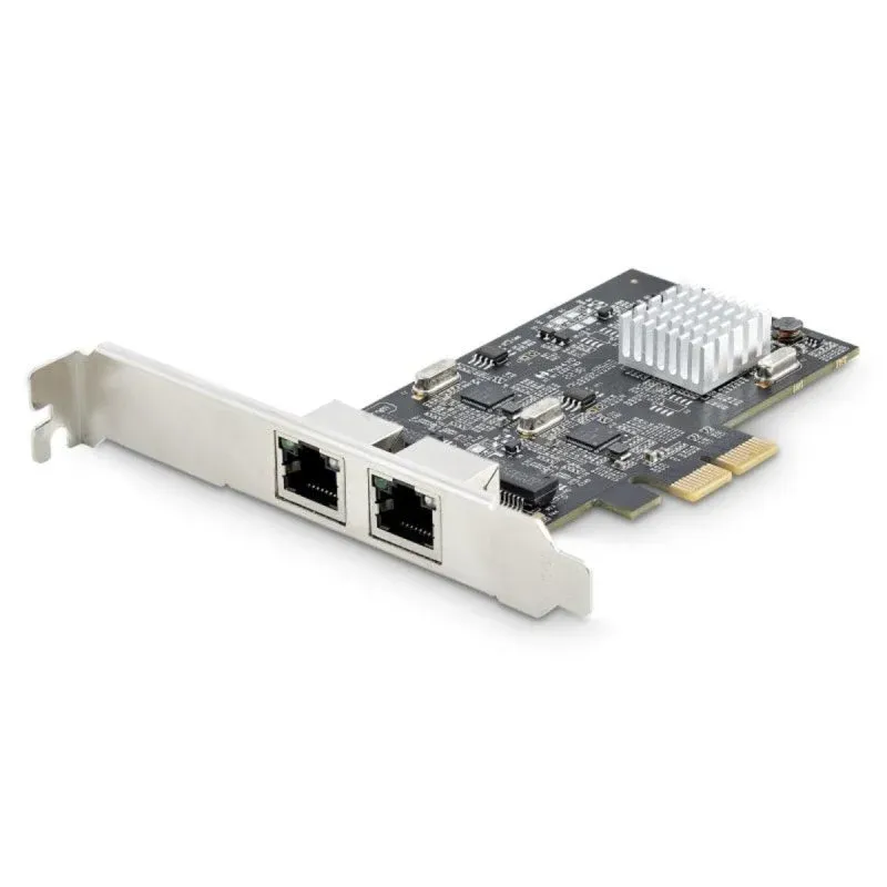 Tarjeta de Rede StarTech.com PCI Express I225-V Dual Port 2.5G NBASE-T Baixo Perfil