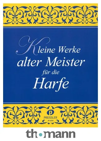 Musikverlag Preissler Werke alter Meister Harfe