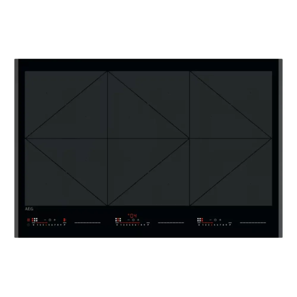 Placa de Indução AEG 6 Zonas 7350W Preta - TR84IT00FB