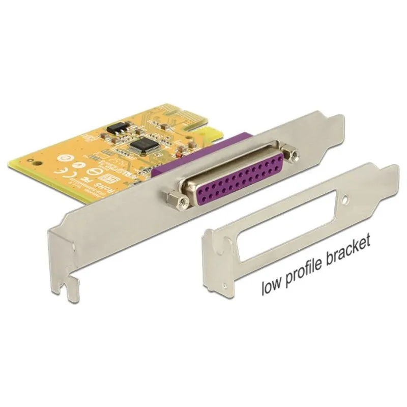 Tarjeta de Rede DeLock 89445 PCI Express Paralelo 1,8 Mb/s Baixo Perfil