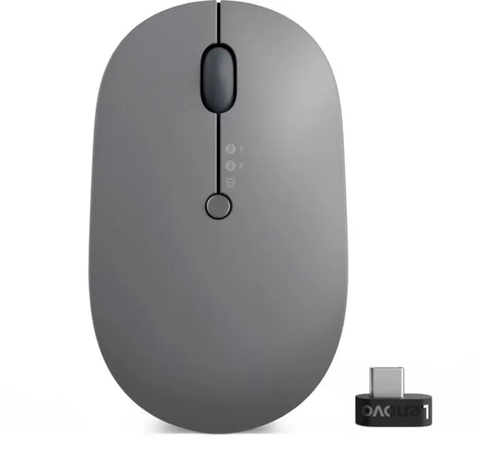 Rato Lenovo Go Wireless Cinza