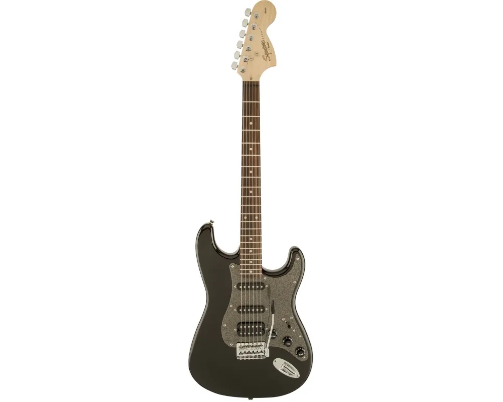 Squier by Fender FSR Affinity Stratocaster HSS LRL MBPG Metallic Black.