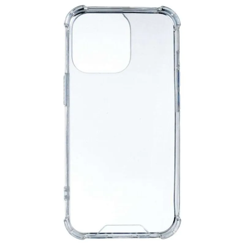 Funda para telemóvel Reforçada Transparente Silicone TPU Esquinas Elevadas para iPhone 13 Pro