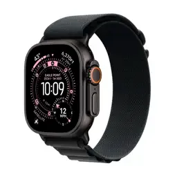 Smartwatch Apple Watch Ultra 3 Celular 49mm Titânio Preto c/ Bracelete Loop Alpine Preto L