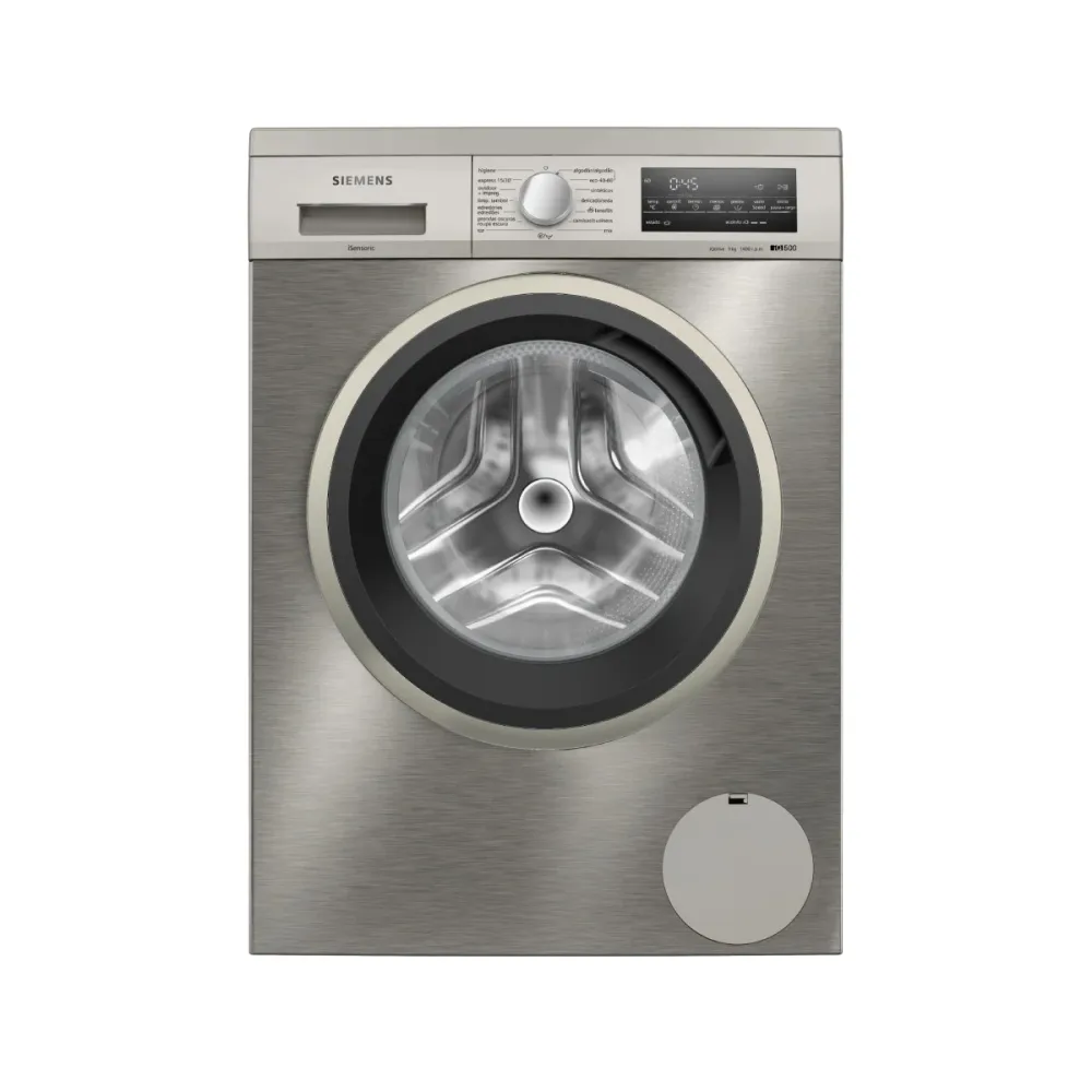 Máquina de Lavar Roupa Siemens WU14UT6KES 9kg 1400 RPM Inox