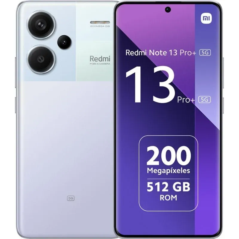 Smartphone Xiaomi Redmi Note 13 Pro Plus 5G 8GB 256GB 6.67" Roxo