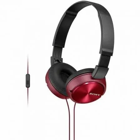 Auscultadores MDR-ZX310AP Sony Vermelho/Preto