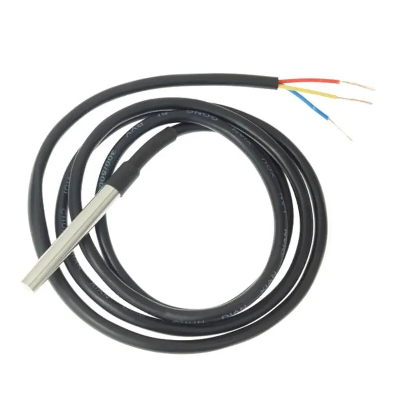 Módulo Automação Shelly DS18B20 (3 metros)- Sensor de Temperatura de Grande Precisão
