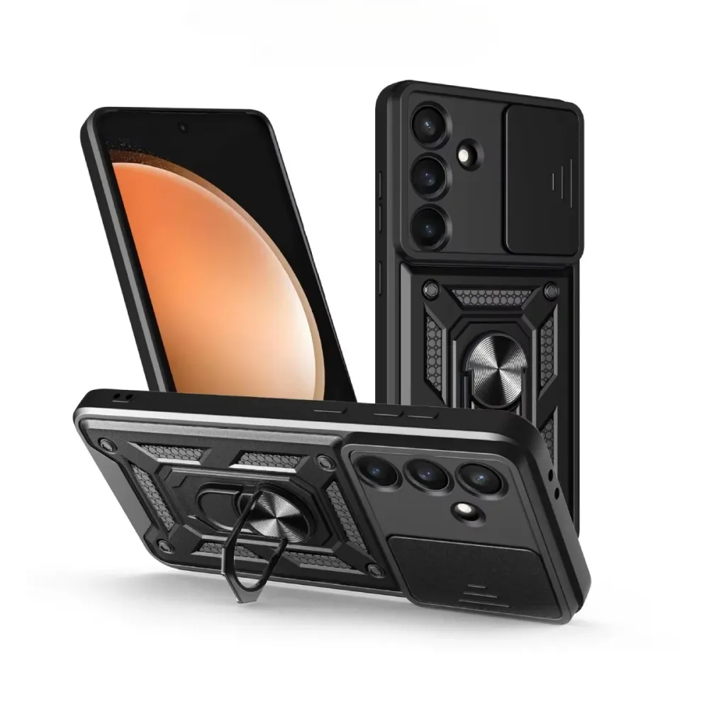 Capa de Silicone com Anel Samsung A13 5G Preta
