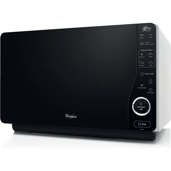 HORNO MICROONDAS CON GRILL WHIRLPOOL MWF 421 SL 25 LITROS SILVER