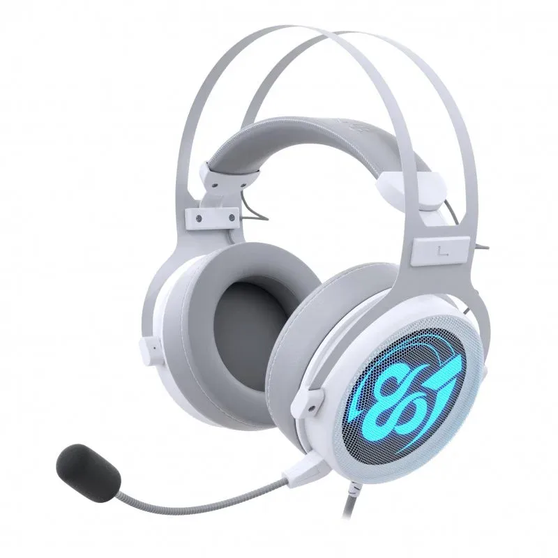 Newskill Kimera V2 Ivory Hedaset Gaming 7.1 RGB Branco