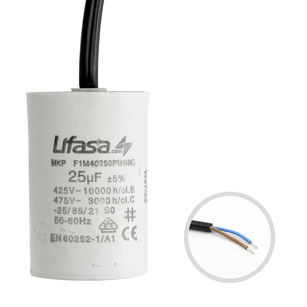 Condensador De Arranque Com Cabo Lifasa - COND25CUK