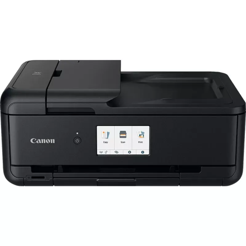 Canon PIXMA TS9550A - Impressora multi-funções - a cores - jacto de tinta - A4 (210 x 297 mm), Legal (216 x 356 mm) (original) - A3 (media) - até 15 ipm (impressão) - 200 folhas - USB 2.0, LAN, Wi-Fi(n) - preto