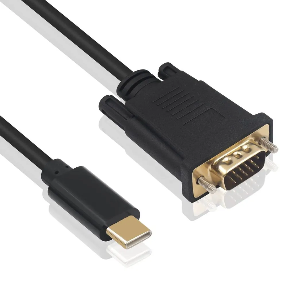 Cabo Conversor Ewent EC1052 USB-C para VGA 1.8m