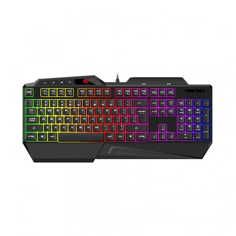 Havit KB488L Teclado Gaming RGB Preto