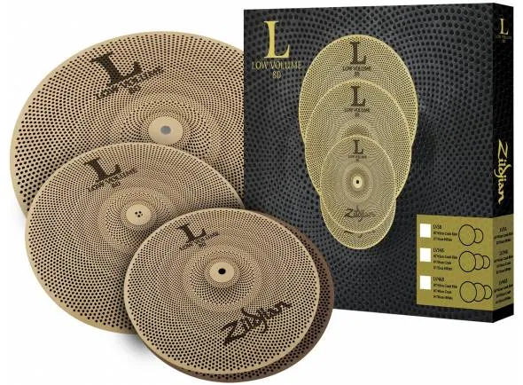 Zildjian LV348 13” HiHats + 14” Crash + 18” Crash Ride