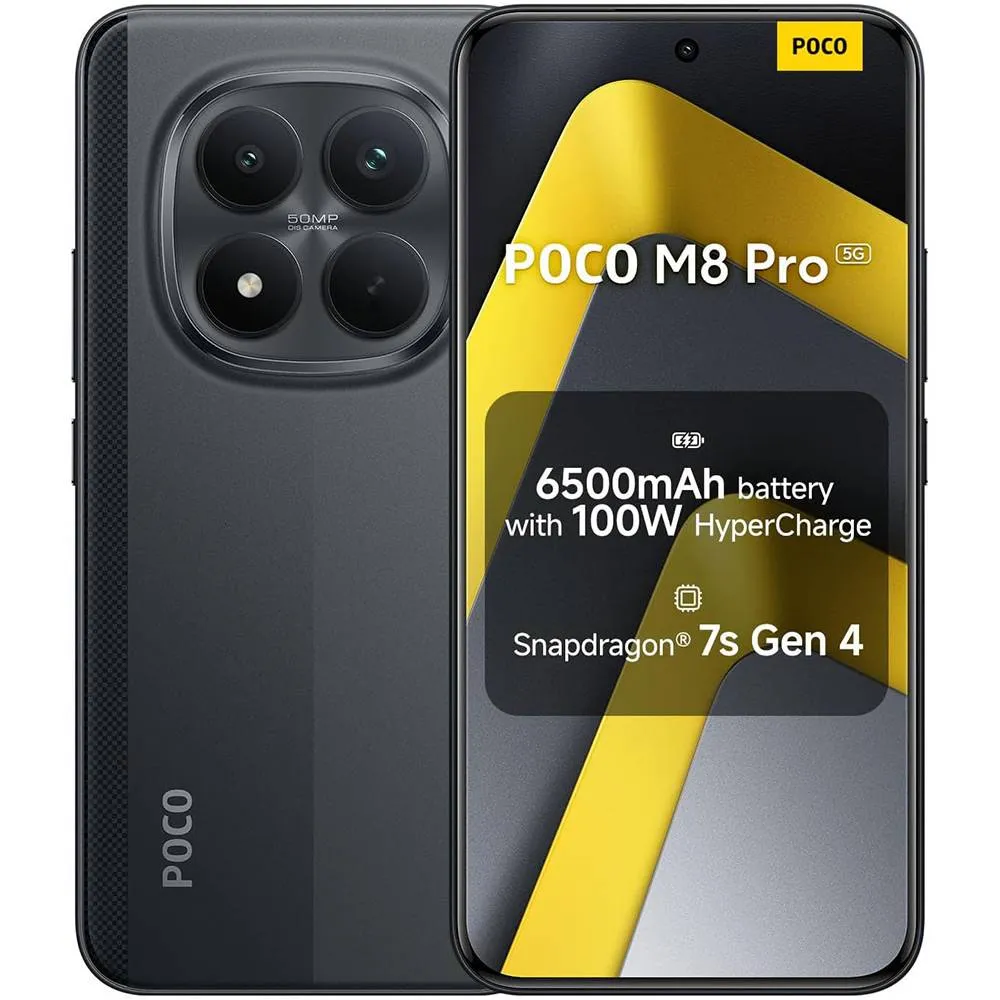 Smartphone Xiaomi Poco M8 Pro 5G 6.83 8GB/256GB Dual Sim Black