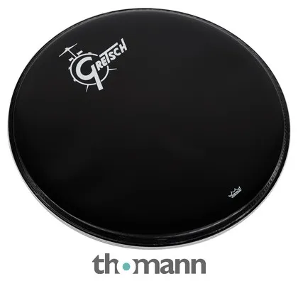 Gretsch Drums 22" Bass Drum Head Black/Logo