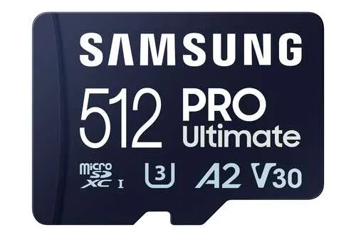 Cartão de Memória Samsung Pro Ultimate 512GB microSD XC c/ Adaptador