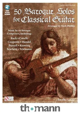 Cherry Lane Music Company 50 Baroque Solos For Classical