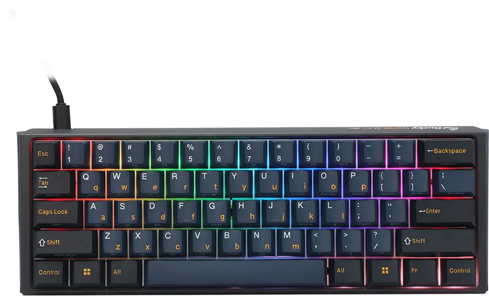 Teclado Mecânico Ducky ONE 3 Pro Nazca Line 60% RGB 8K Polling Rate MX2A-Brown (ES)