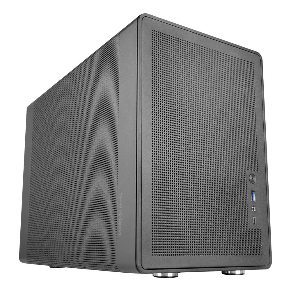 Caixa Micro-ATX Mars Gaming MC-XPRO Professional Compact Preta
