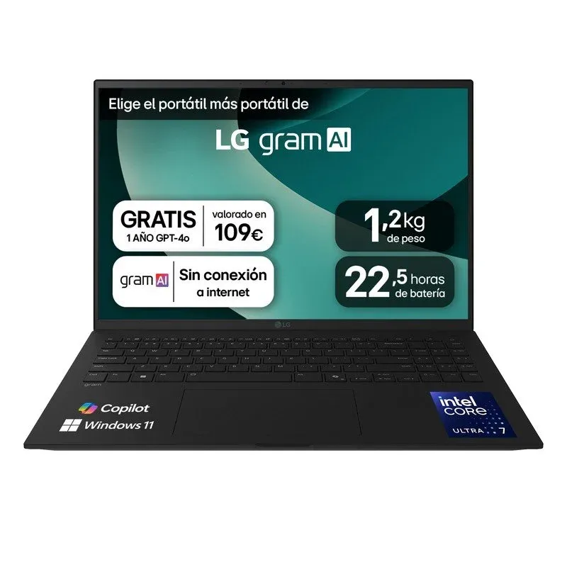 LG gram 16Z90T-G.AD8BB Intel Core Ultra 7 255H/32GB/2TB SSD/16"