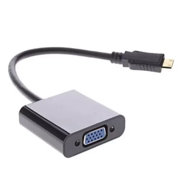 Adaptador Mini HDMI Macho para Vga Femea 0.25m