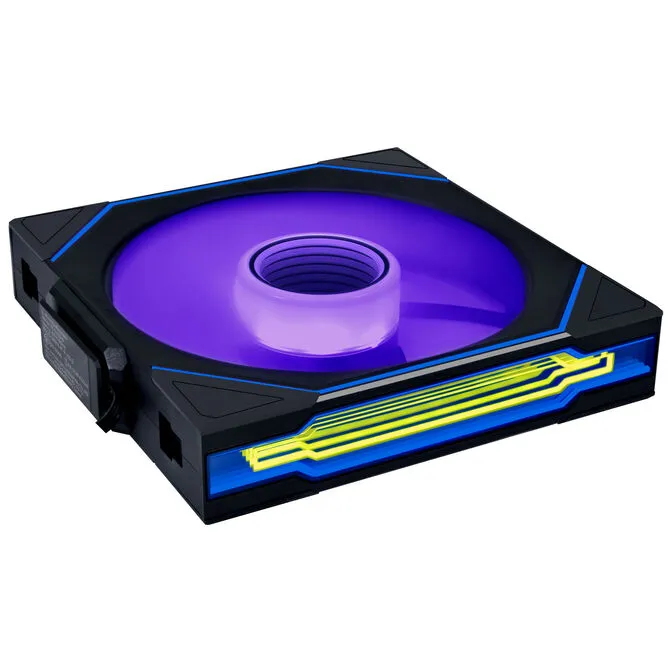 Ventoinha Lian Li UNI FAN SL140 Infinity Wireless RGB Reverse Blade PWM Preto 140mm